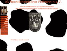 Tablet Screenshot of ig-rechtsrheinischer-frohsinn.de